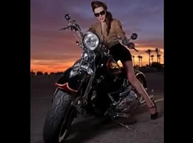 Biker girl music video
