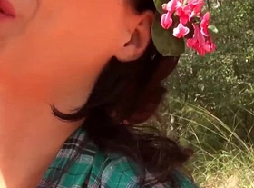Buttfucking gf fucked deeply outdoors