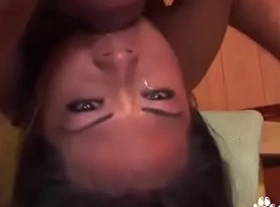 Nyomi zen sticks a cock balls deep down her throat