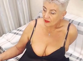 Old woman webcam show